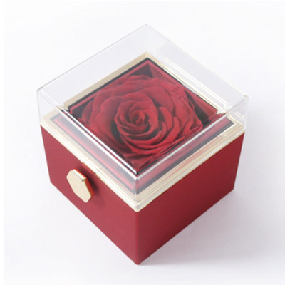 Square Rotate Rose Box